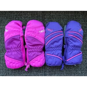 Kids Head Mittens with Faux Fur Lining